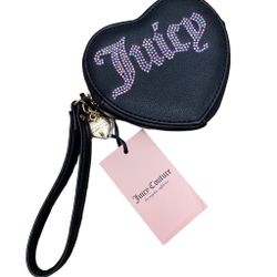  Juicy Couture wristlet in black and liquorice