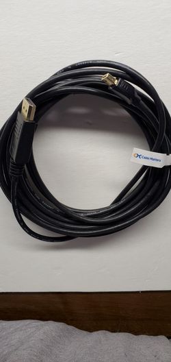 Mini Displayport To Displayport Cable 15 Feet