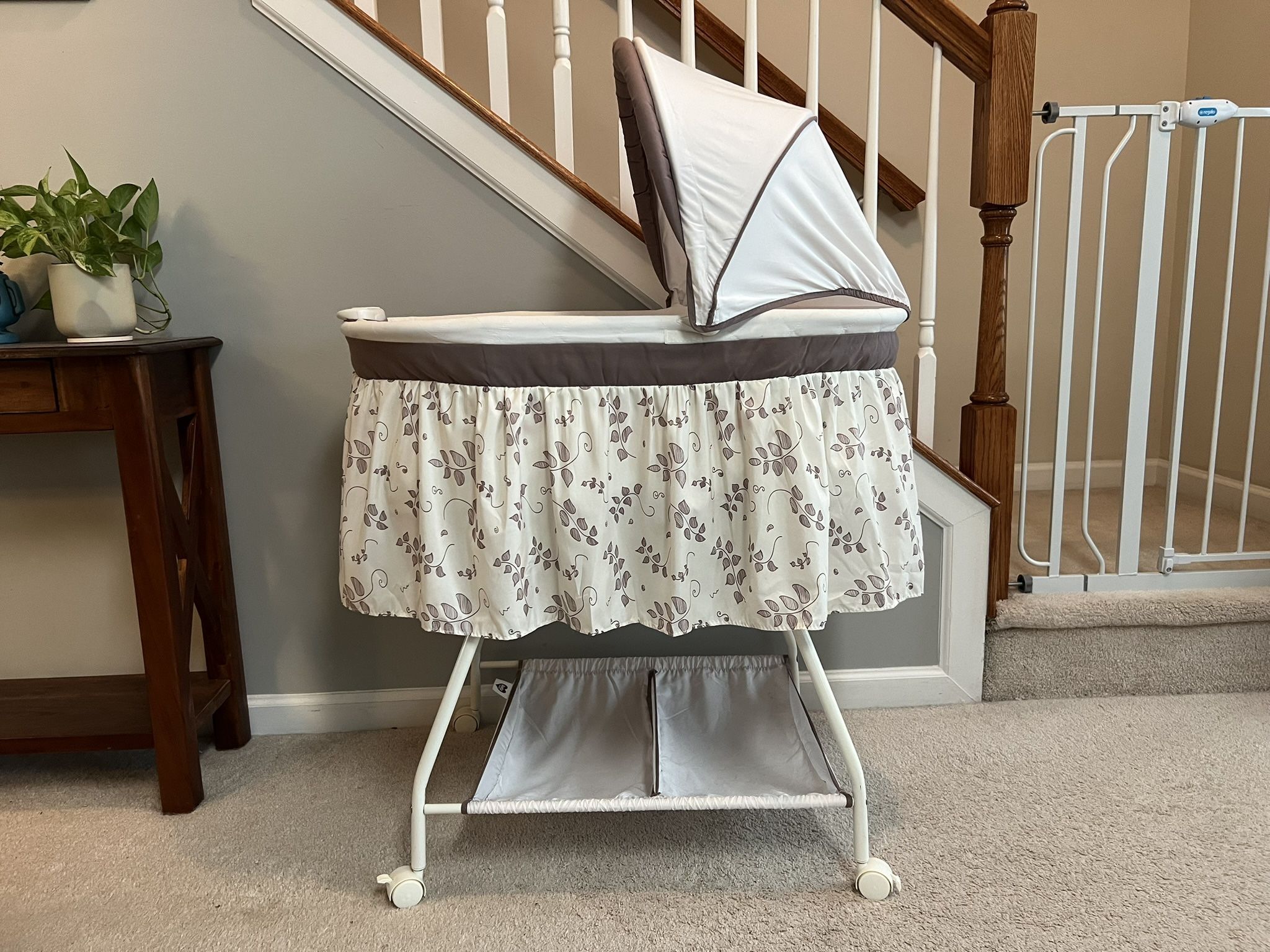 Delta Baby Bassinet with adjustable hood