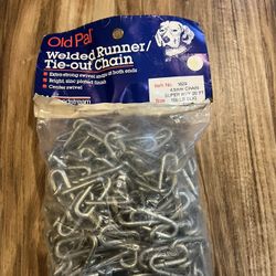 (3) 20FT Dog Chains With Clips 