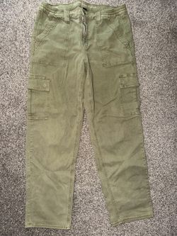 American Eagle Green Cargo Size 14