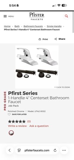 Brand new Pfirst series by Price Pfister