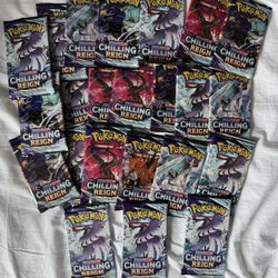 Pokemon Chilling Reign Booster Packs 