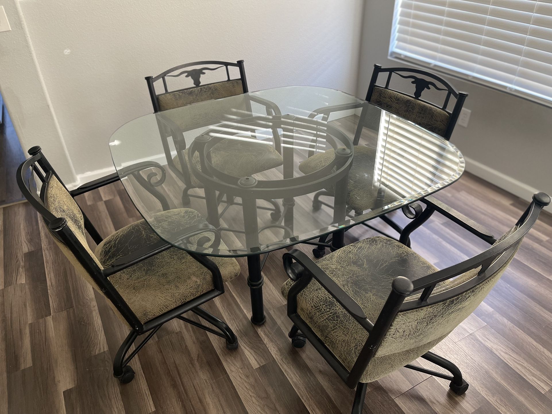 Glass Breakfast Table