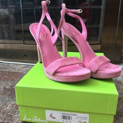 Suede Pink Heels