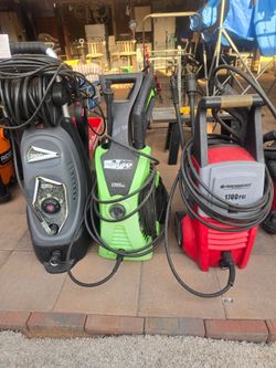 Three pressure washer