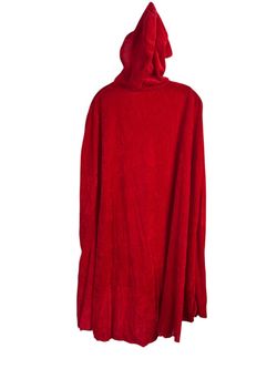 Red Velvet Hooded Cape Cloak