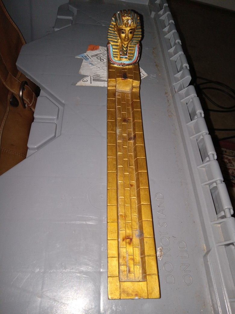 Gold Colored Egyptian Incense Burner