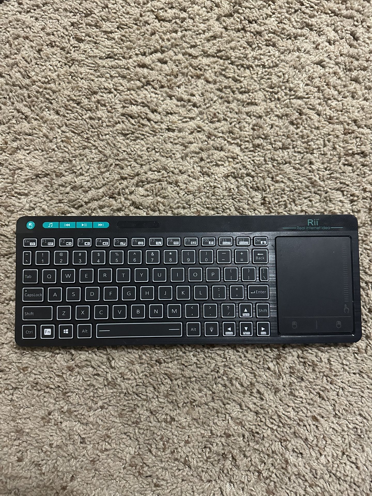 Rii i4 Mini Wireless Keyboard with Touchpad – Great for Smart TV, PC, Gaming & More!