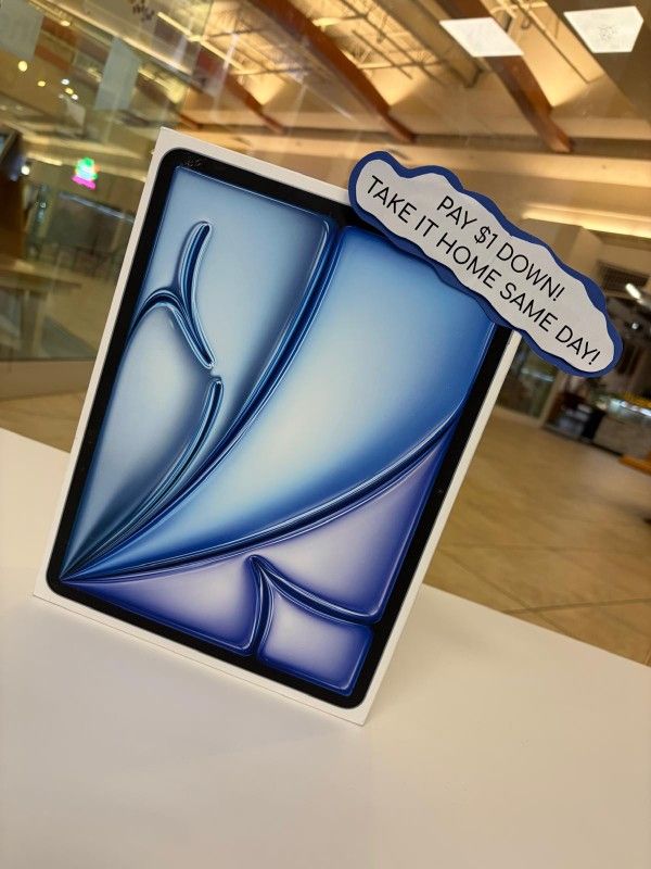 Apple Ipad Air 13 Inch M2 Tablet New - Pay $1 today and the rest later!!