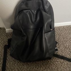 Black Leather backpack 