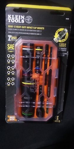 KNECT™ Quad-12 Heavy-Duty Impact Flip Sockets, SAE, 6-Piece