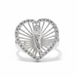 anillo se san judas plata 925 size 8 