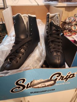 NIB Sure Grip Skates plus Triple 8 helmet.