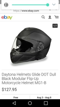 New in the box daytona helmet paid 127.00