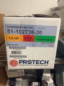 New Rheem outdoor ecm fan motor