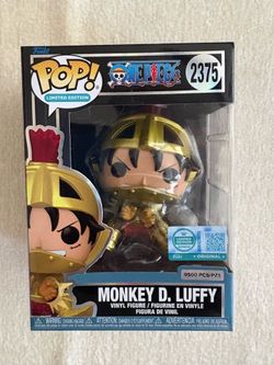 Funko Pop! One Piece Monkey D. Luffy #2375 Limited Edition 9500 PCS – Gold Armor