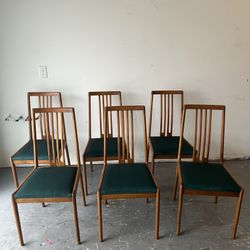 Vintage Mid Century Dining Chairs (6)