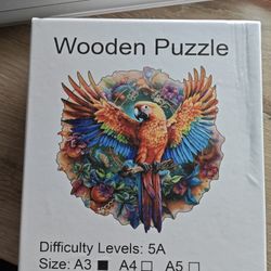 wooden jigsaw puzzle animal