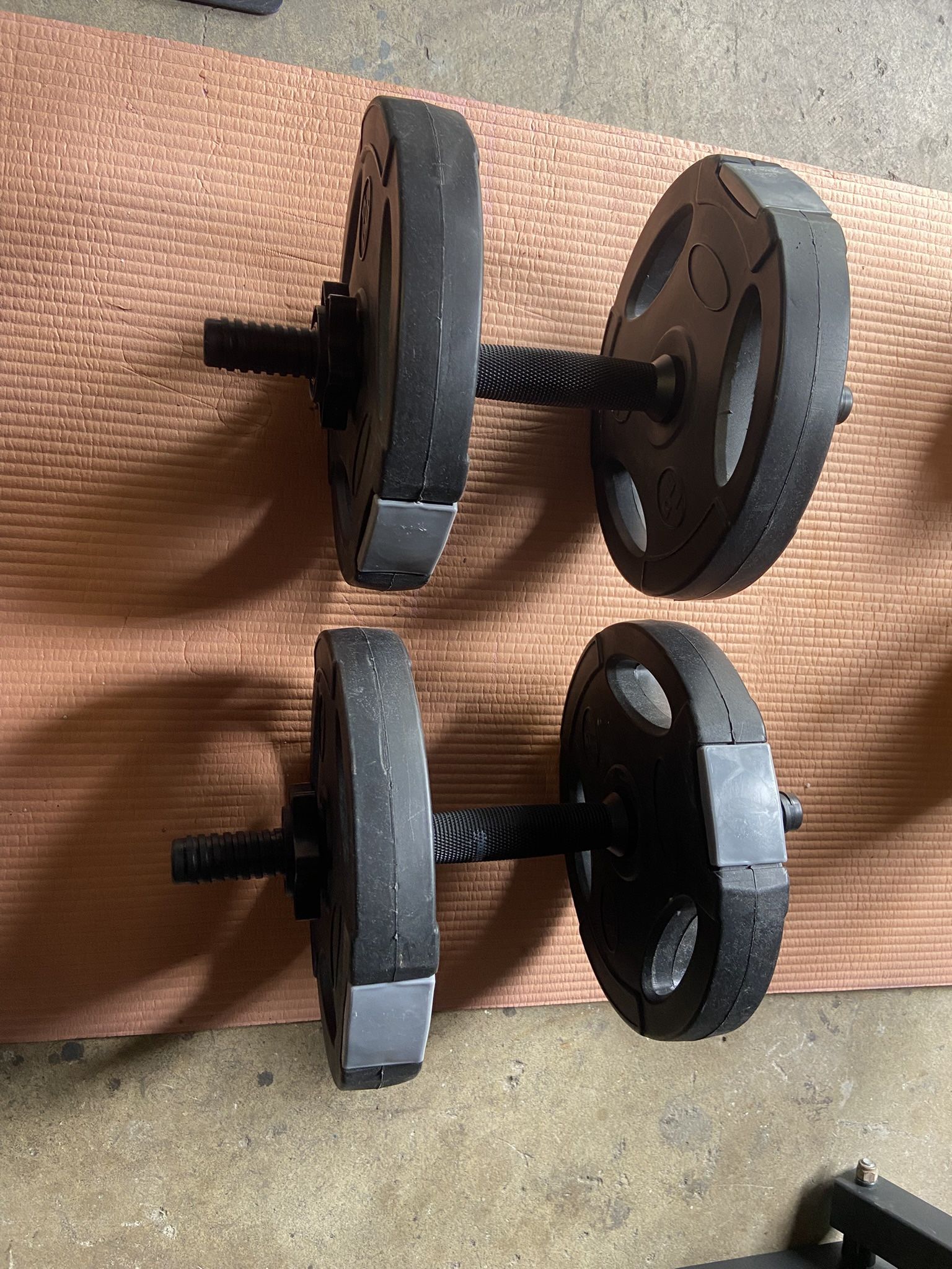 Plastic Dumbbells