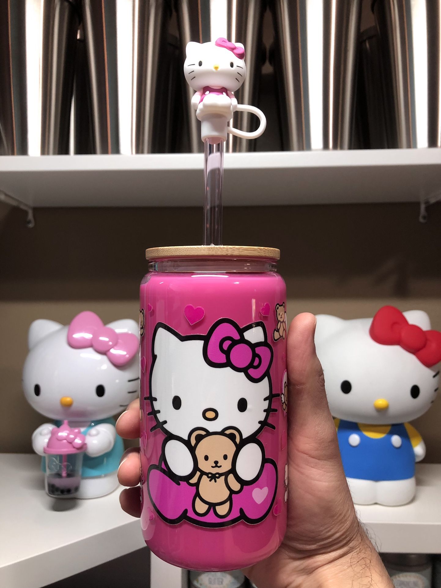 New Hello Kitty Glass Cup