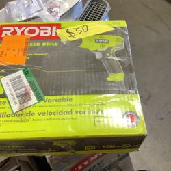 RYOBI 5.5 Amp Corded 3/8 in. Variable Speed Compact Drill/Driver with Bag