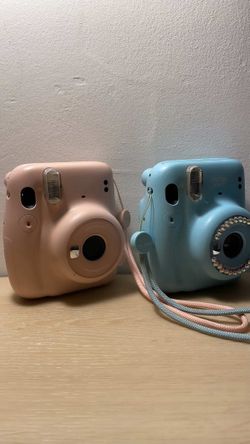 Fujifilm Instax Mini 11 Cameras (Blue & Blush) – Bundle or Separate