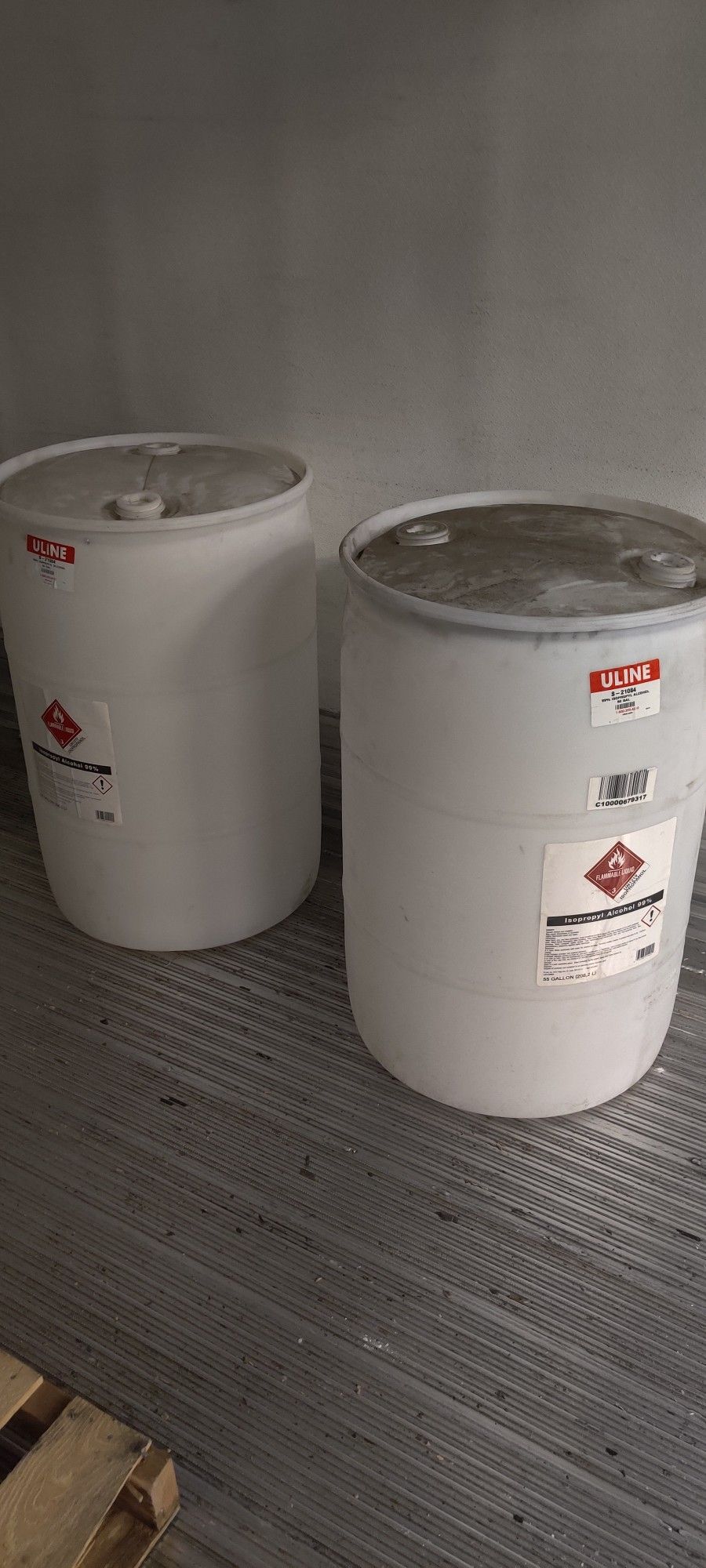 55 Gallon Plastic Drum Uline
