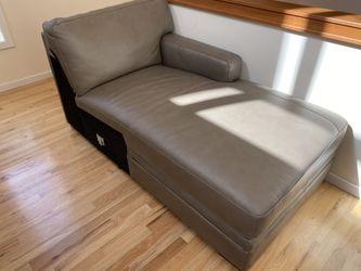 Leather Chaise