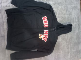 Original Disney Men's XL Zip Up Hoodie "Grumpy"