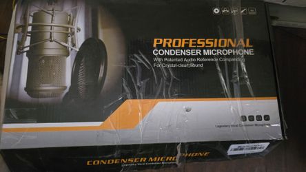 Studio Condenser Microphone Kit w/ Boom Arm & Accessories 🎤