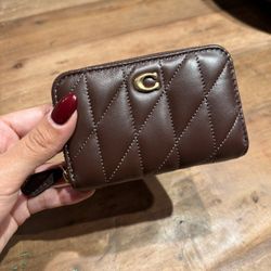 Small Coach Quilted Wallet