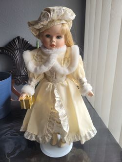 Collectible porcelain doll