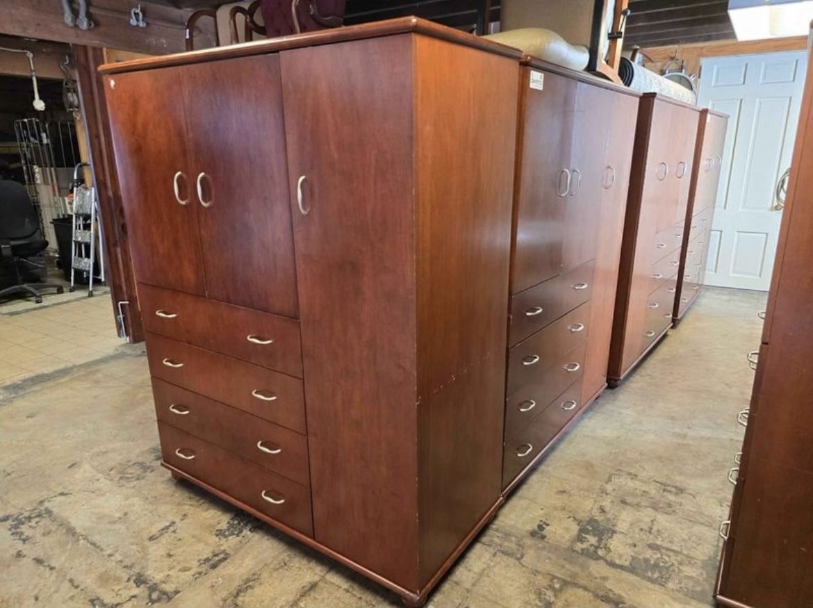 Wood Dresser , Chest of Drawers , Clothes Closet , Clothing Storage Wardrobe , Armoir - $250 each