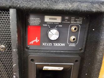 Fender 1275X Loudspeaker Stage Wedge Monitor Rare Working
