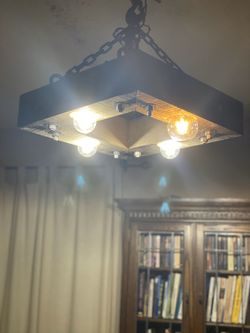 Rustic vintage house lamp