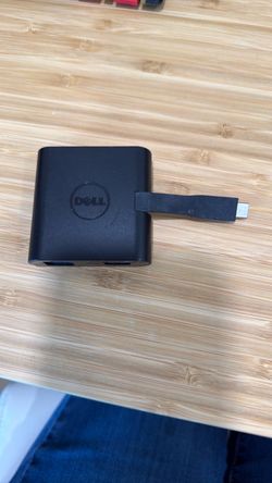 Dell Adapter USB Type C to HDMI/VGA/Ethernet/USB DA200 - Black