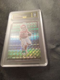 2022 Mosaic Patrick mahomes TD Masters #8 Green Prizm- Gem mint 10