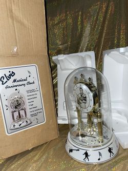 Porcelain And Glass Clock