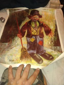 Clown posters 1960 artist michel