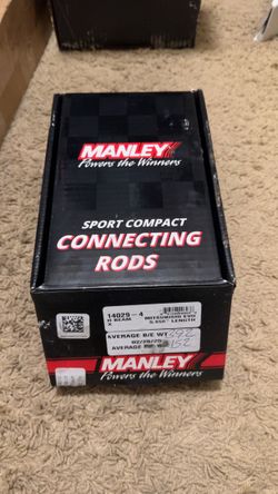 Manley forged connecting rods for Evo X