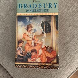 Bradbury dandelion Wine Book