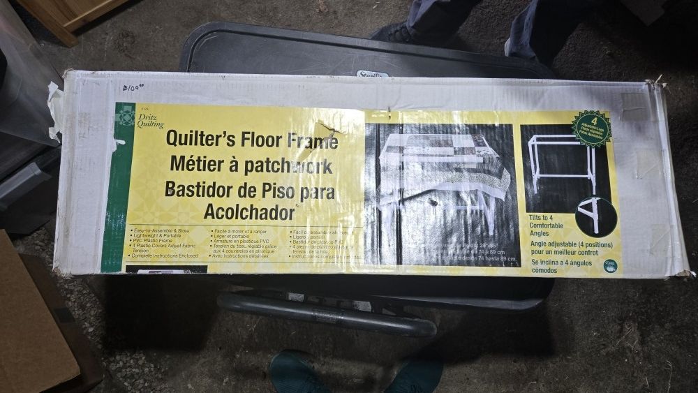 Quilters Floor Frame
