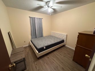 Bed and dresser