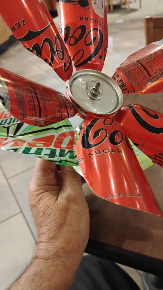 20 25soda Can Flower Made By Alex Special For Valentine's Day $25 Two And A Half Hours Work Sign And Dedication Written To Your Desire Valentine's Day