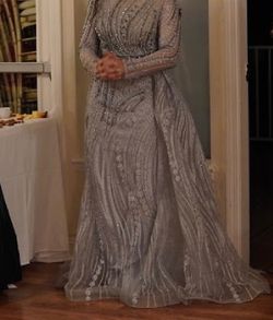 Modest evening dress