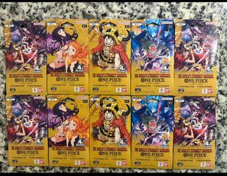 One Piece Card Game OP-17 Booster Packs x10
