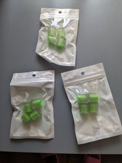 NWT Glow in the Dark Luminous Tire Valve Caps - Will Sell Individually or Bundle