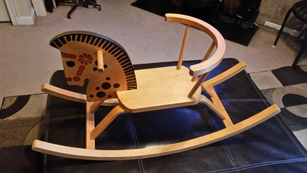 Handcrafted Wooden Rocking Horse