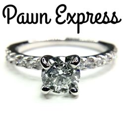 14K Round Diamond Engagement Ring - Certified 
